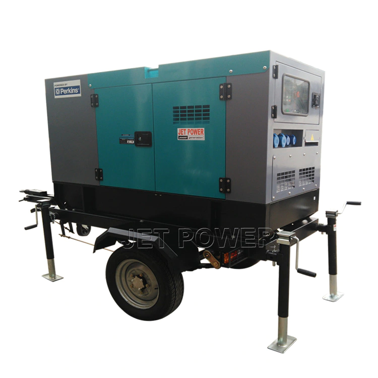 2 Or 4 Wheels Mobile Diesel Trailer Generator Wholesale