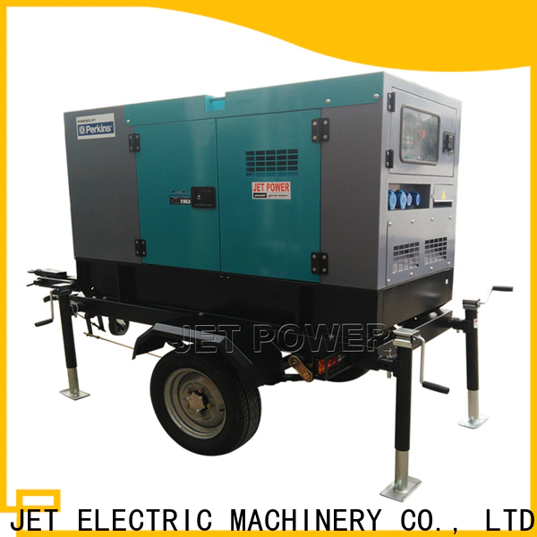 Jet Power factory price diesel trailer generator manufacturers for electrical power