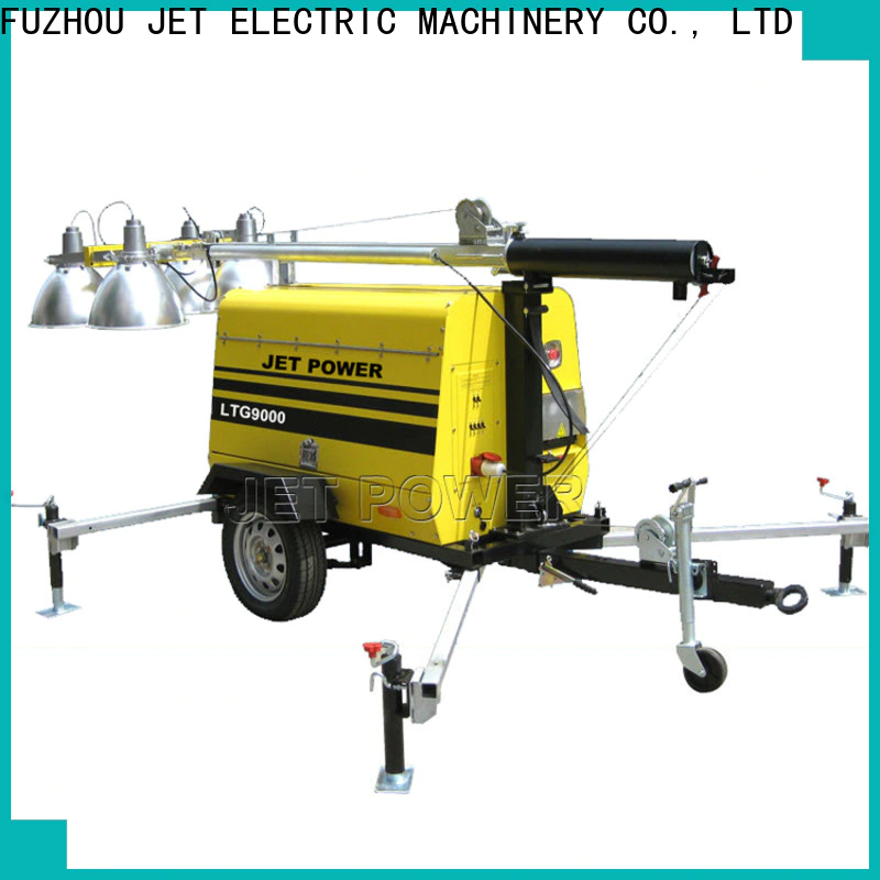 Jet Power good portable light tower generator factory for sale