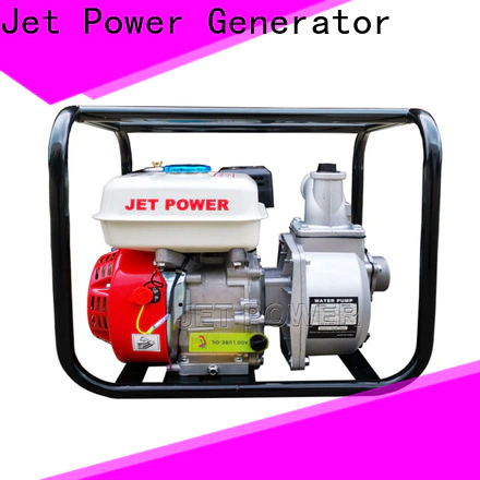 Jet Power new gasoline powered water pump supply for electrical power