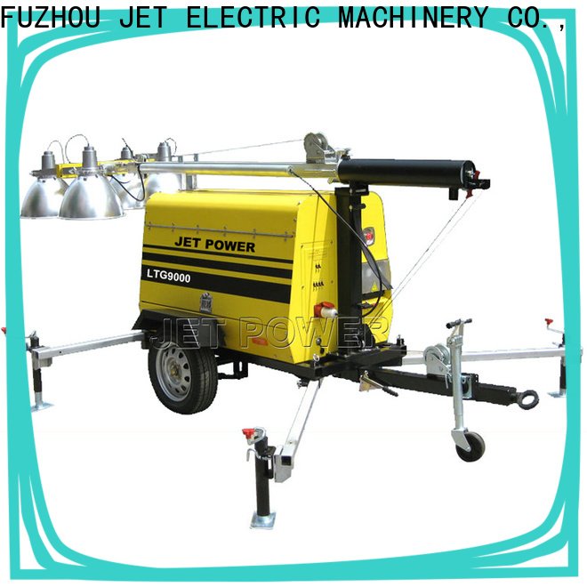 Jet Power top light tower generators company for electrical power