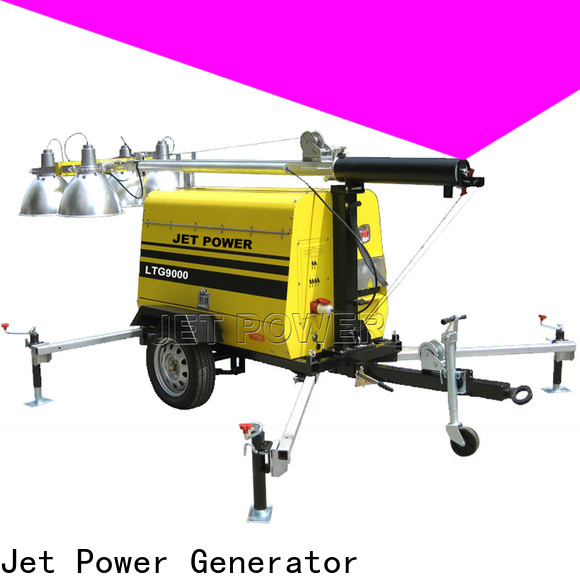 Jet Power light tower generator manufacturers for electrical power