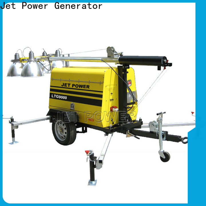 Jet Power professional light tower generator supply for electrical power