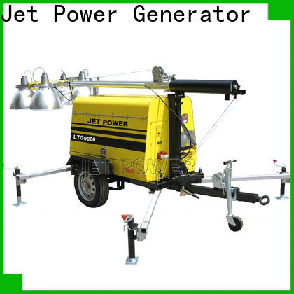Jet Power portable light tower generator supply for electrical power