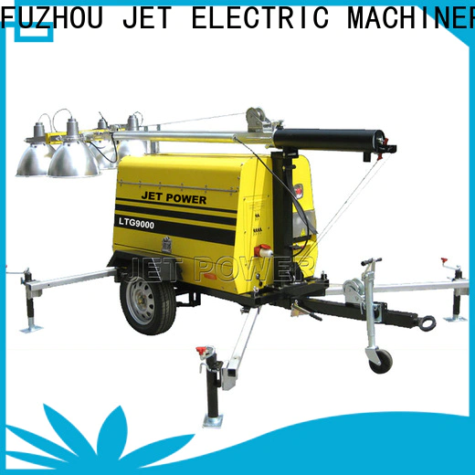 Jet Power fast delivery light tower generator suppliers for electrical power