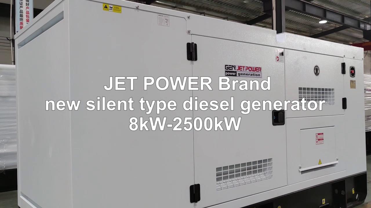 JET POWER Совершенно новая бесшумная дизель-генераторная установка