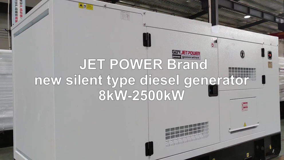 JET POWER Brand New Silent Type Diesel Generator Set
